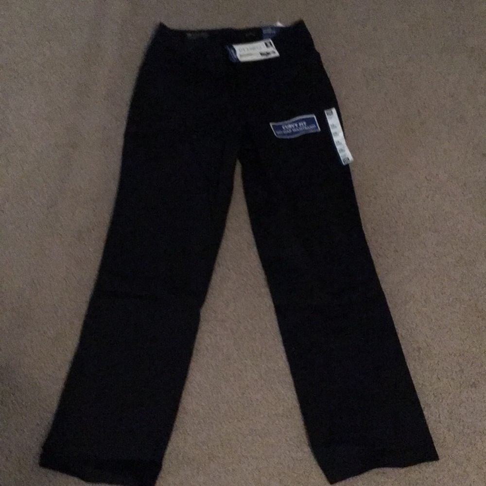 Brand new Size 10 Lee curvy fit black trousers.